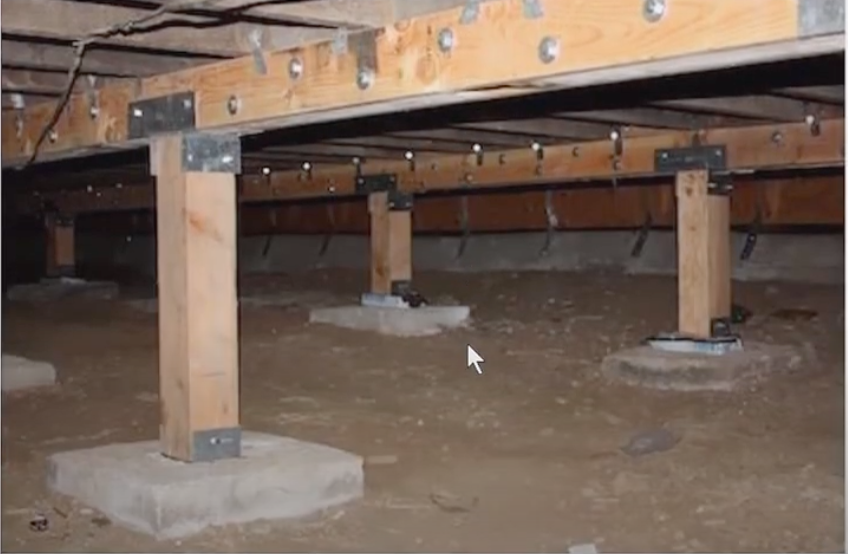 clean pier and beam